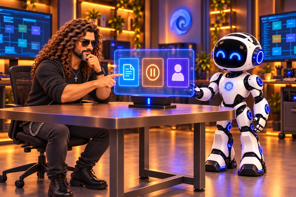 Rafael examina uma ação proposta por U.A.I. em ponto de revisão humana.